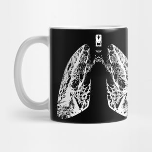 Marble human lungs Mug